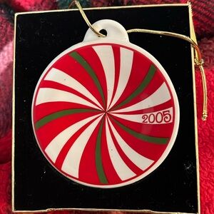 Fiestaware Christmas ornament new in box 2005